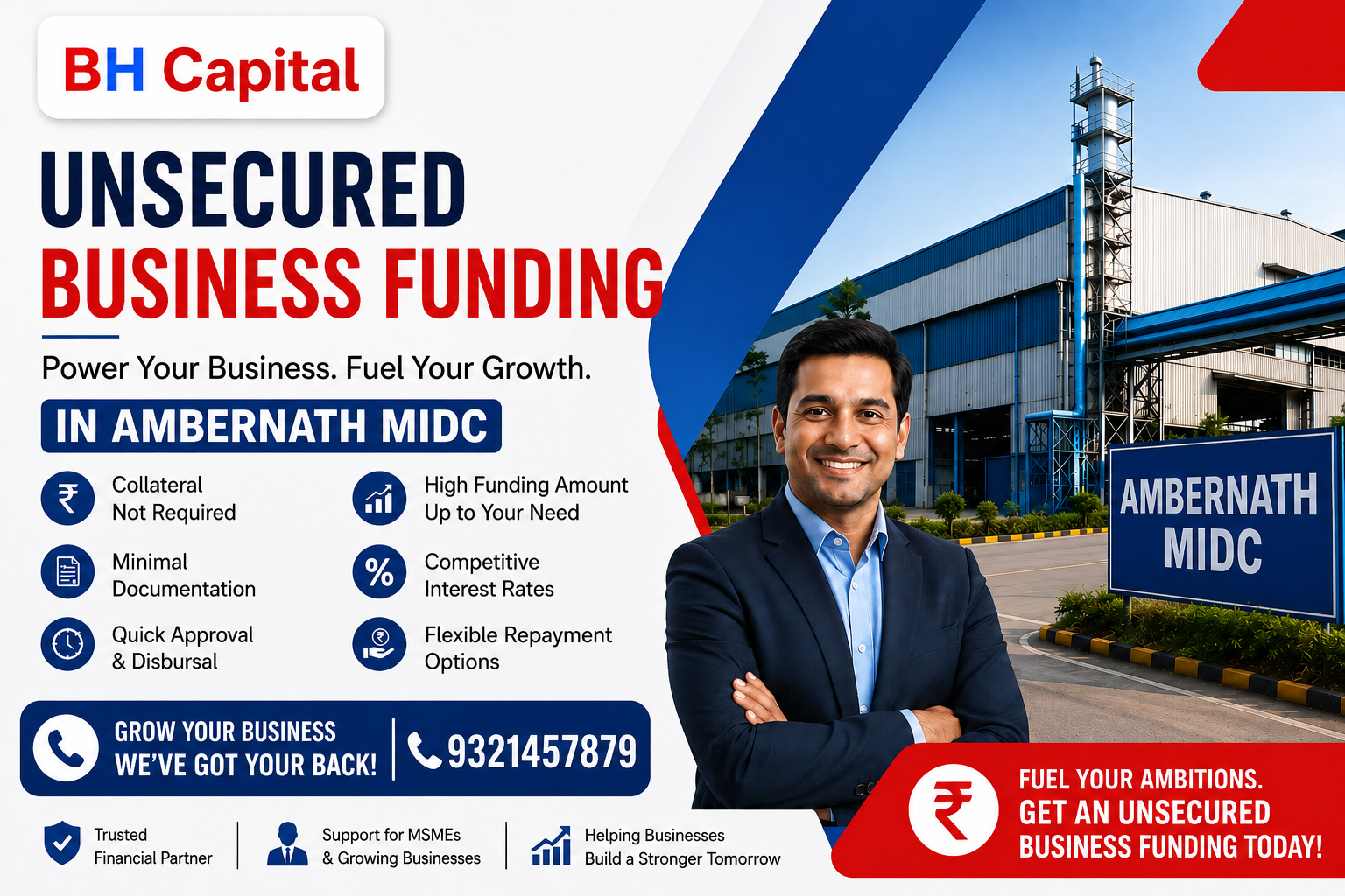 Unsecured Business Funding for Ambernath MIDC